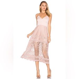 Revolve Dress in Blush by Karina Grimaldi Size Medium
